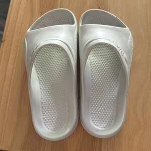 White Birkis Sandals